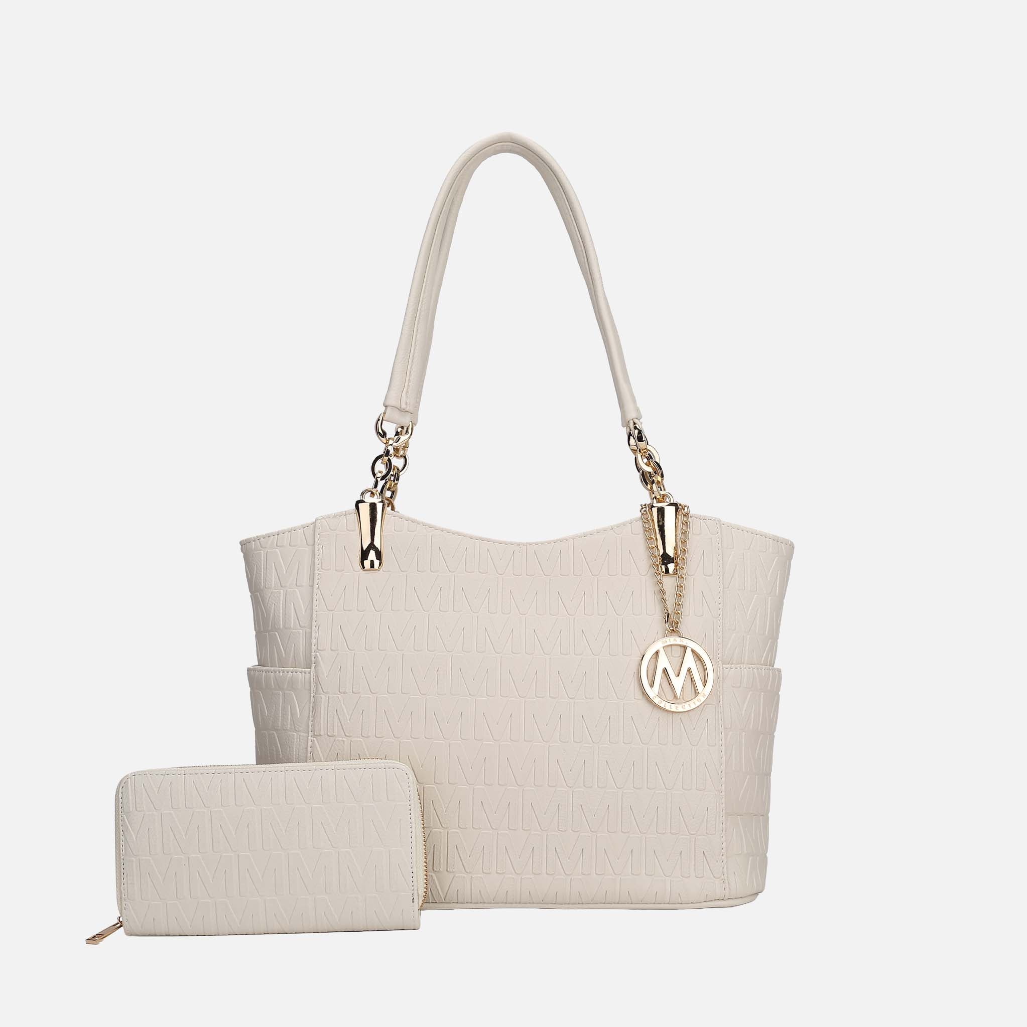 Allison Signature Tote Bag and Wallet Set-thumbmail-3