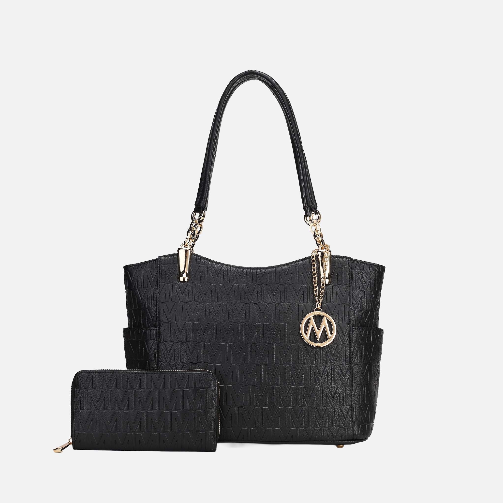 Allison Signature Tote Bag and Wallet Set-thumbmail-2