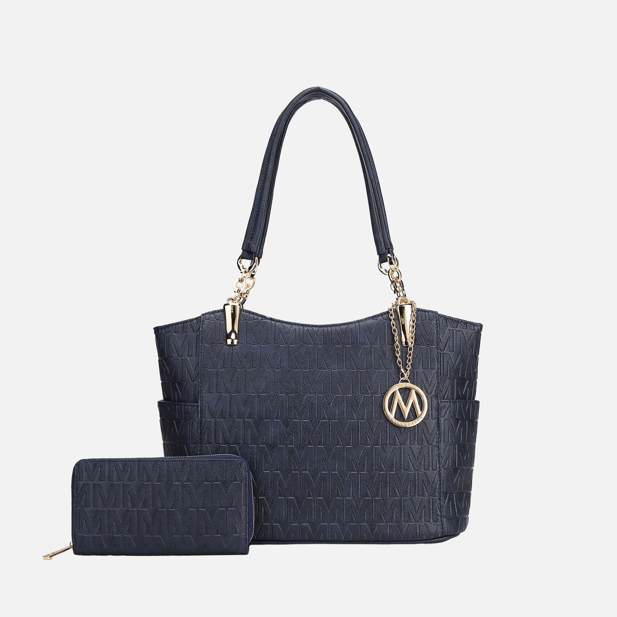 Allison Signature Tote Bag and Wallet Set-thumbmail-14
