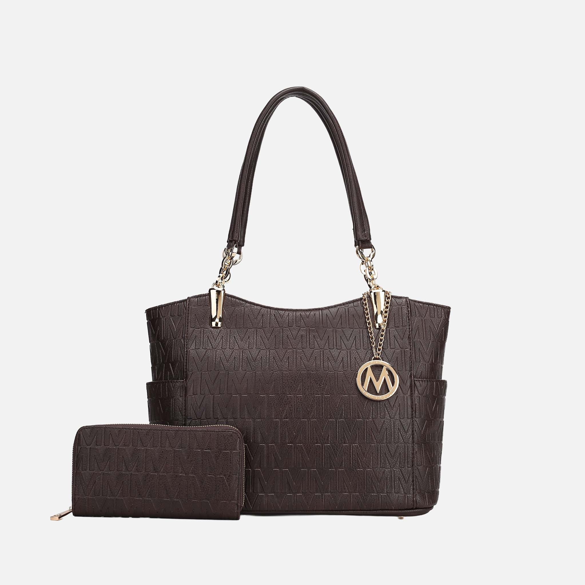Allison Signature Tote Bag and Wallet Set-thumbmail-8