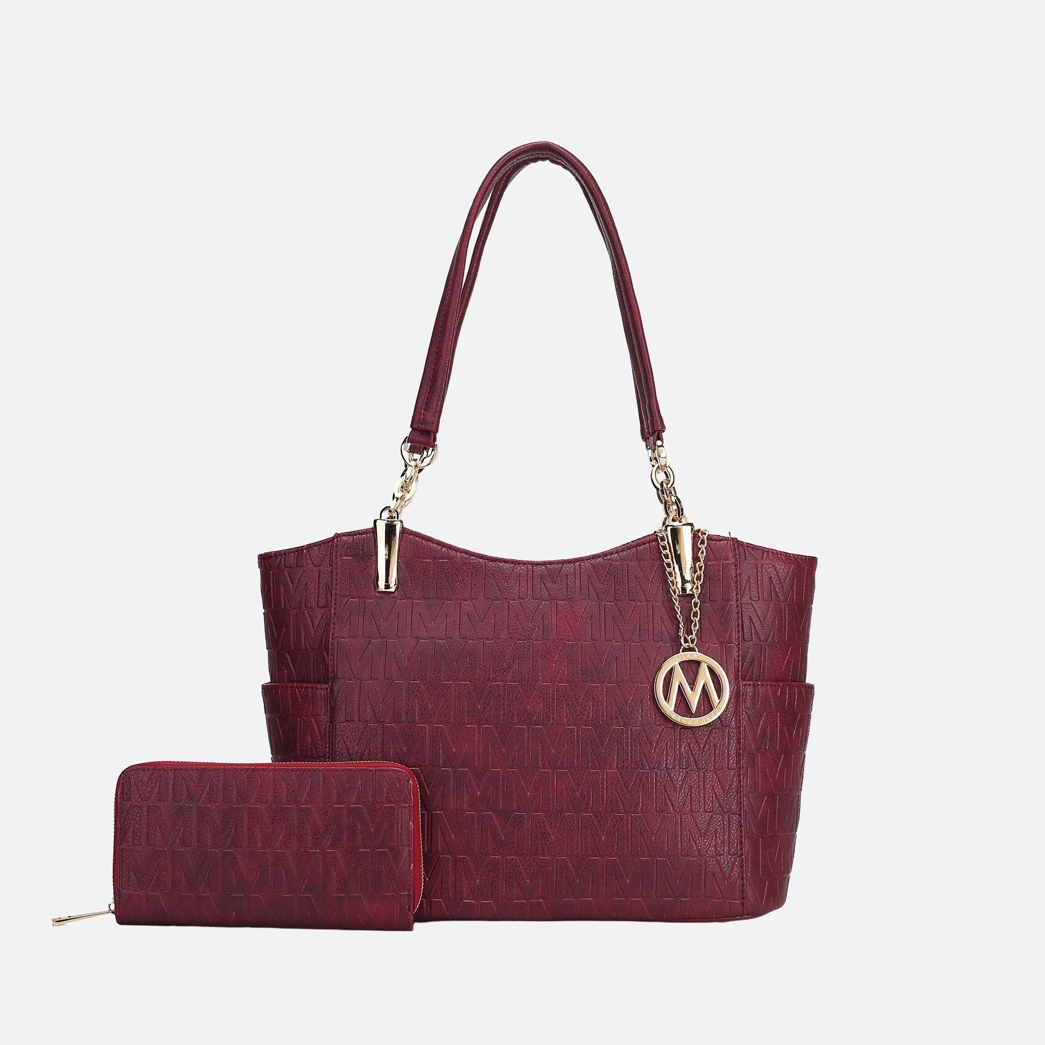 Allison Signature Tote Bag and Wallet Set-thumbmail-13