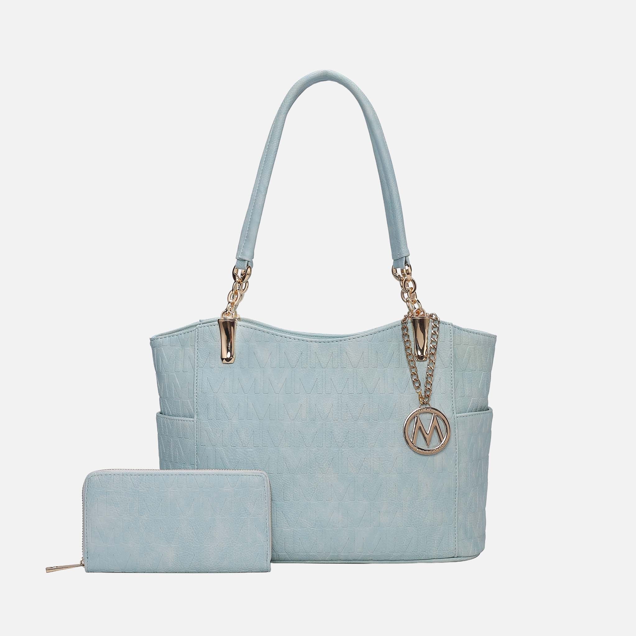 Allison Signature Tote Bag and Wallet Set-thumbmail-6