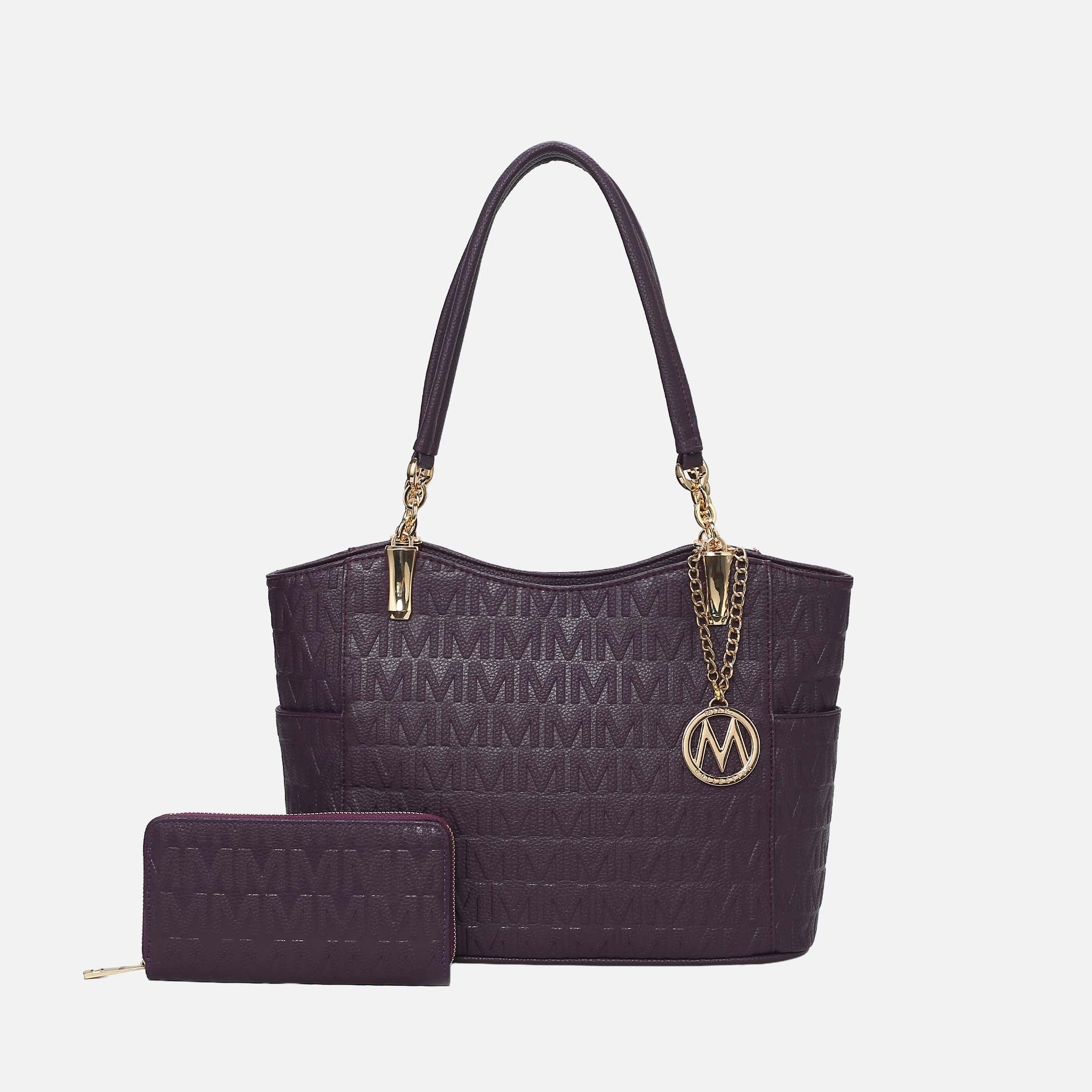 Allison Signature Tote Bag and Wallet Set-thumbmail-2