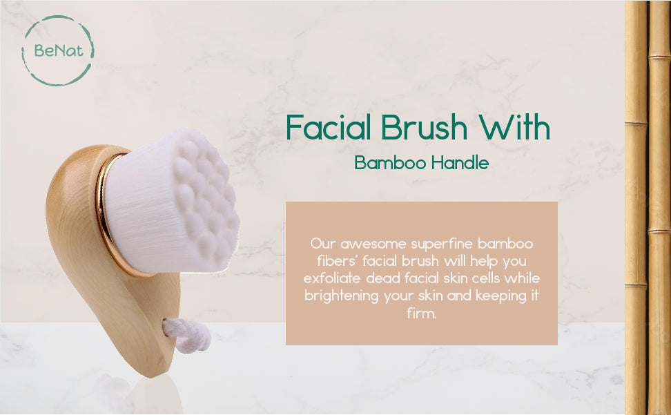 Facial Brush With Bamboo Handle-thumbmail-6