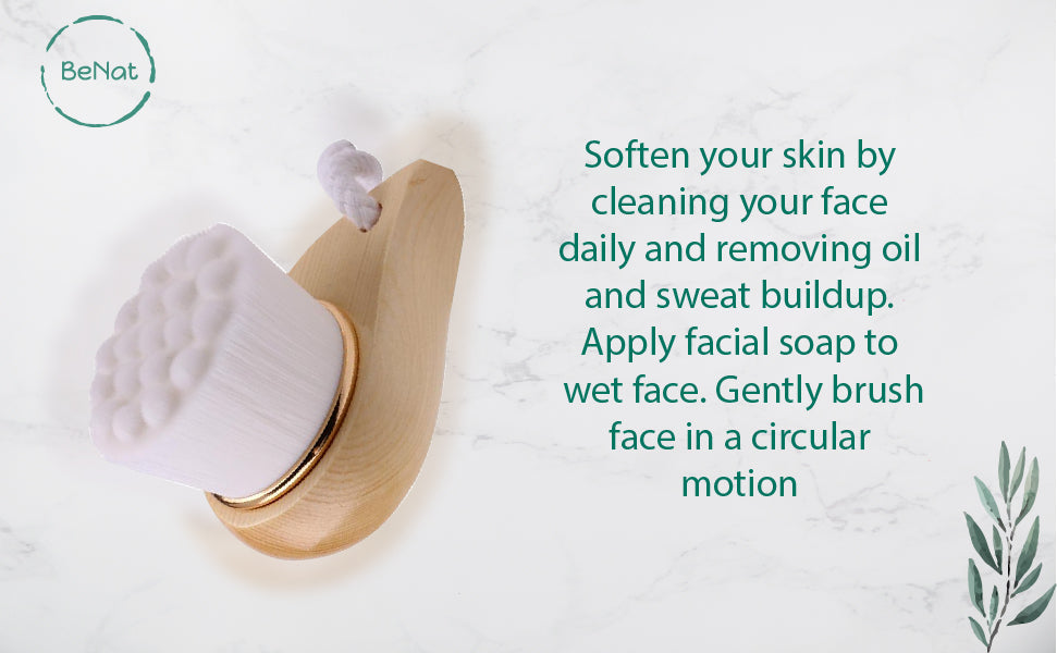 Facial Brush With Bamboo Handle-thumbmail-1