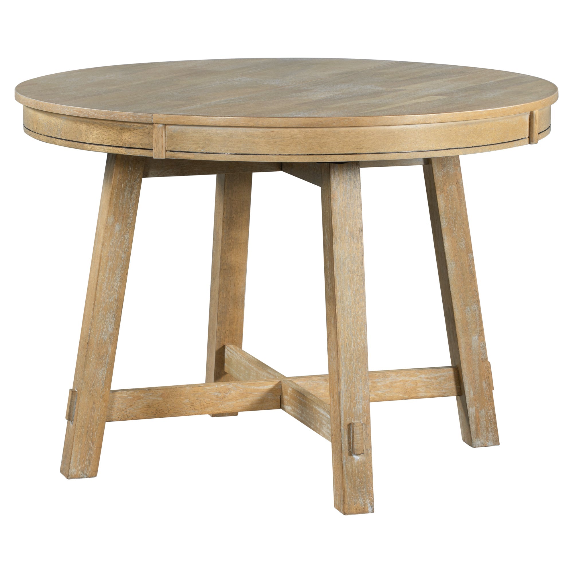 Farmhouse Round Extendable Dining Table-thumbmail-8