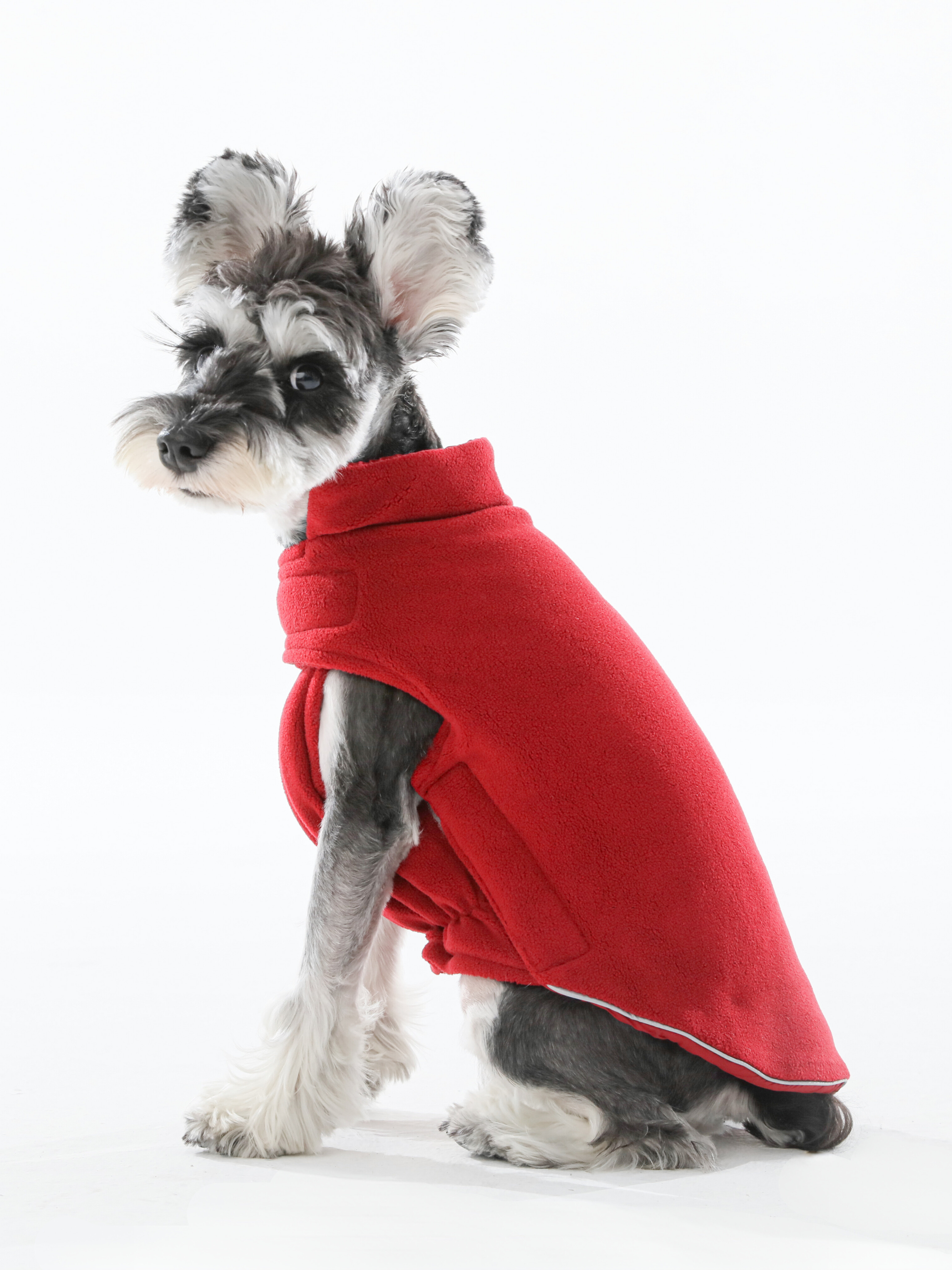 Reversible Dog Vest Jacket - Red-thumbmail-10