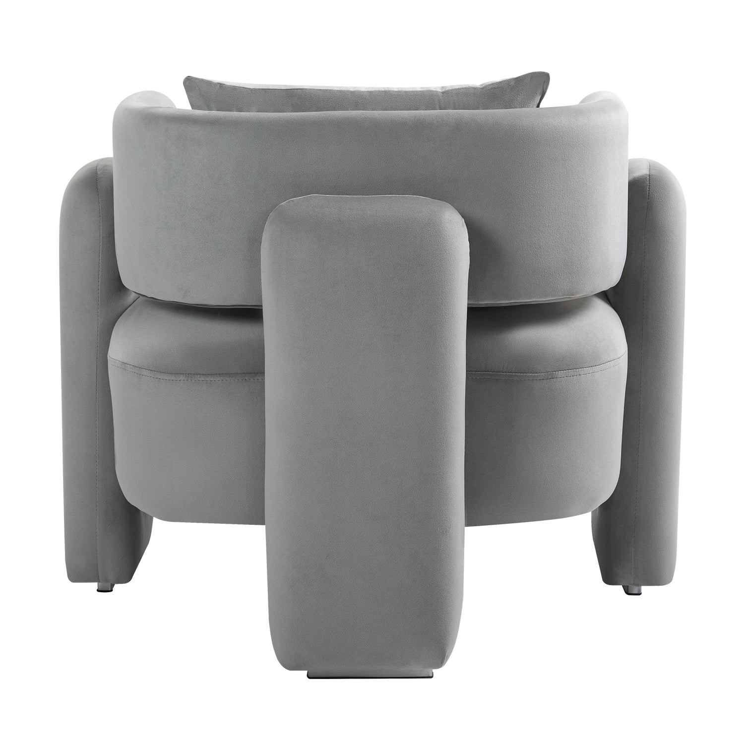 Modern Velvet Lounge Chair-thumbmail-2
