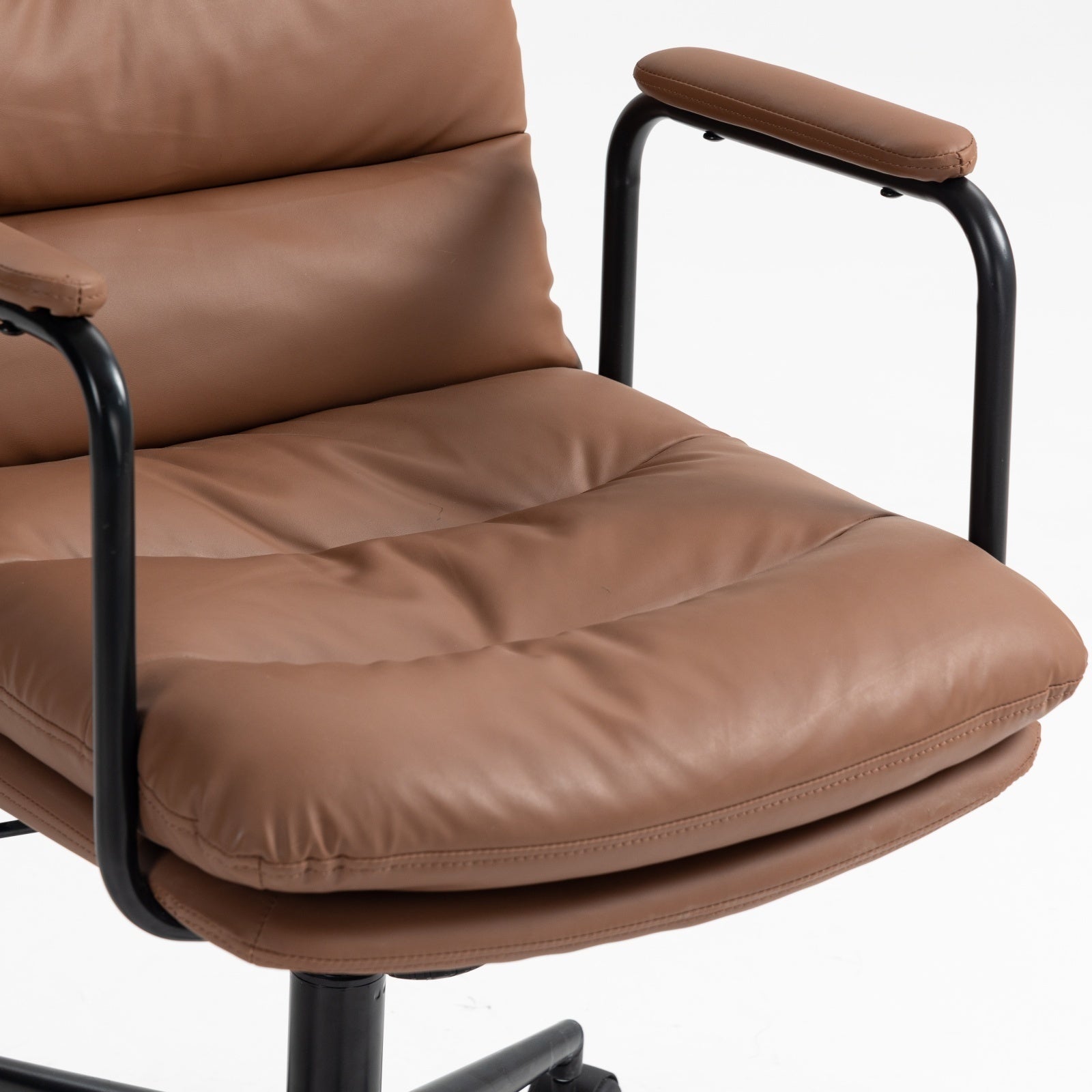 Mid Back PU Leather Home Office Chair-thumbmail-10