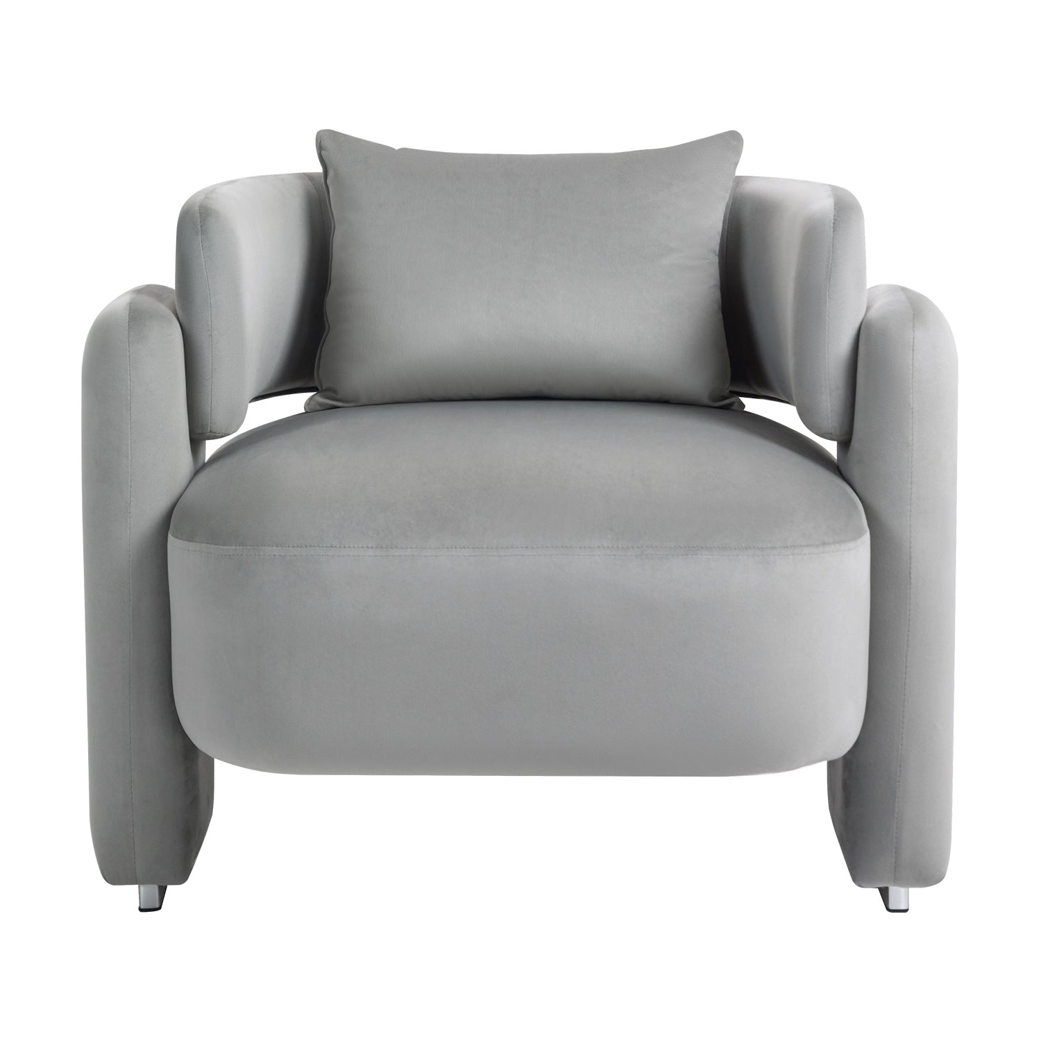 Modern Velvet Lounge Chair-thumbmail-7