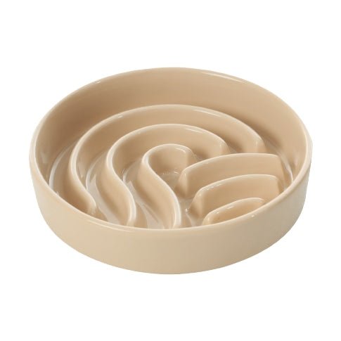 [Wave] Slow Feeder Dog Bowls - Pink / Beige / Orange-thumbmail-6