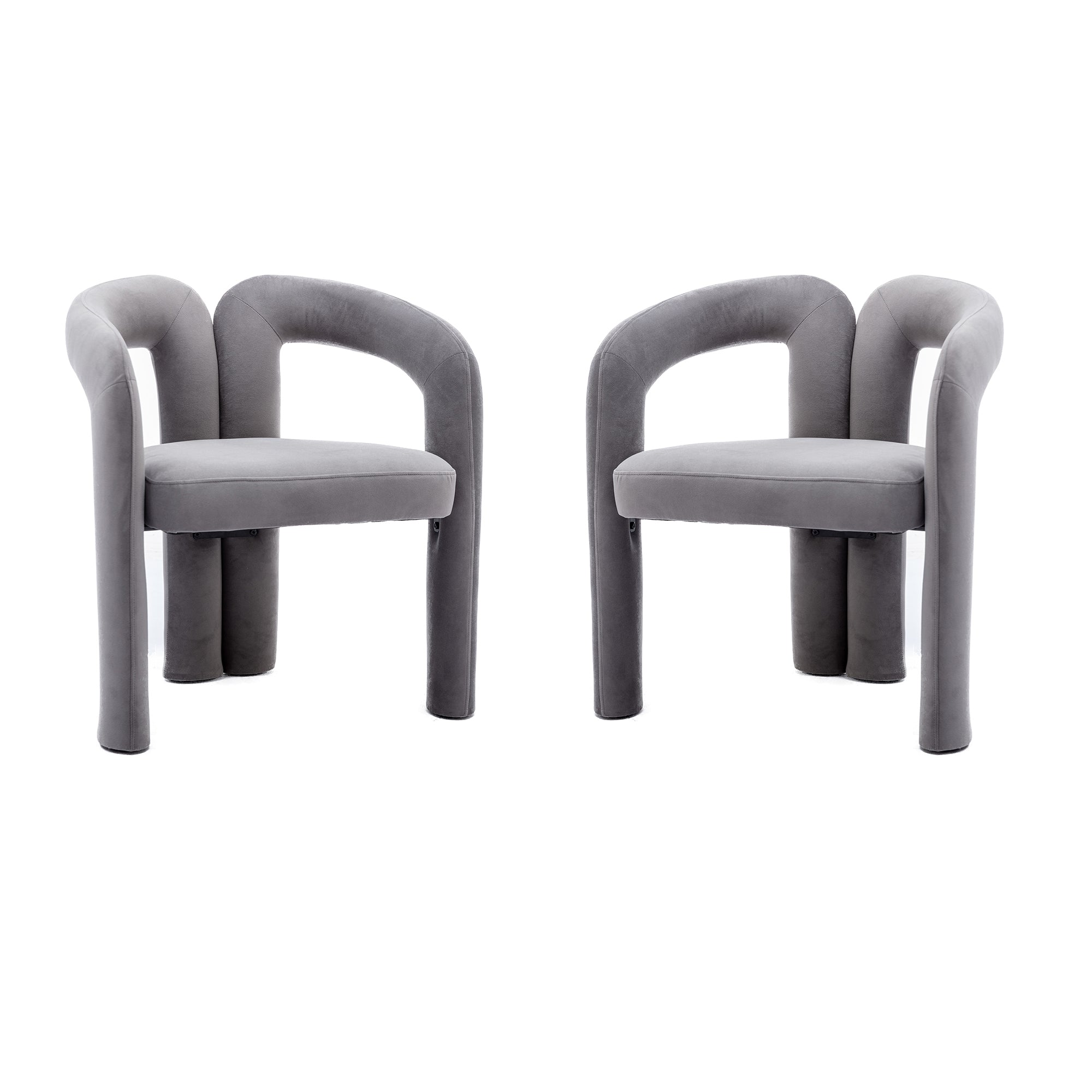 Set of 2 Contemporary Upholstered Accent Chair-thumbmail-6