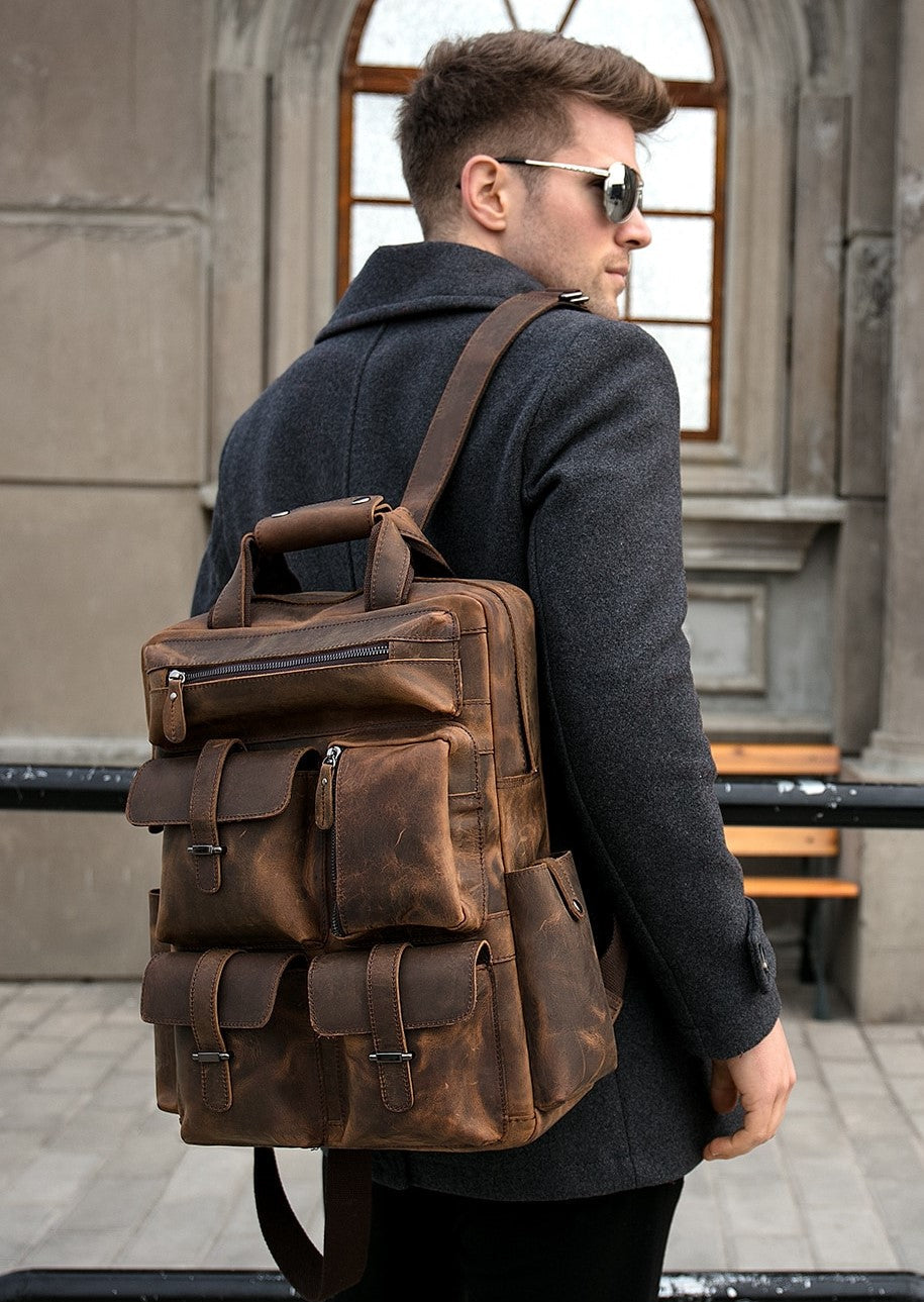The Shelby Backpack | Handmade Genuine Leather Backpack-thumbmail-8