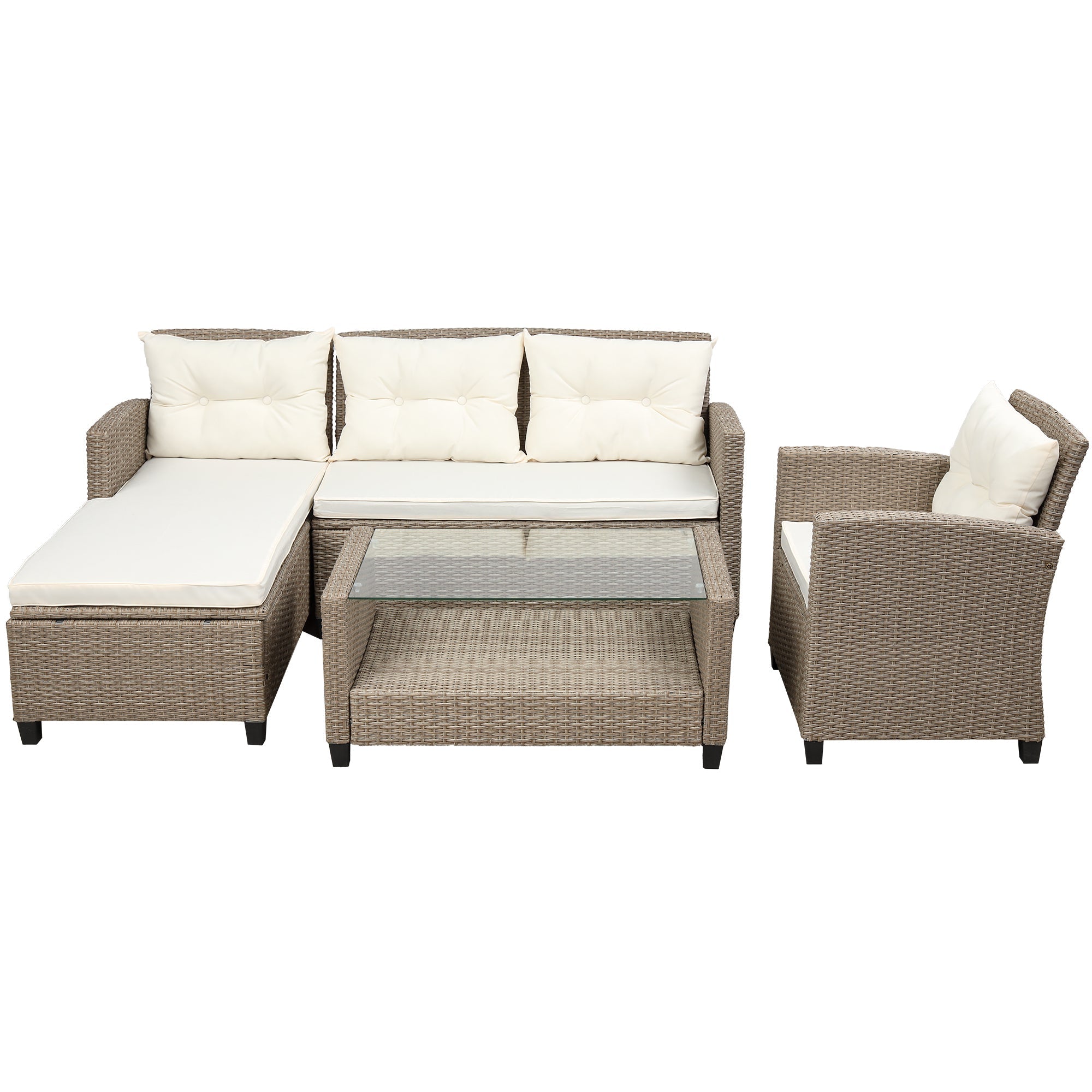 Set of 4 Piece Outdoor, Patio Furniture-thumbmail-5