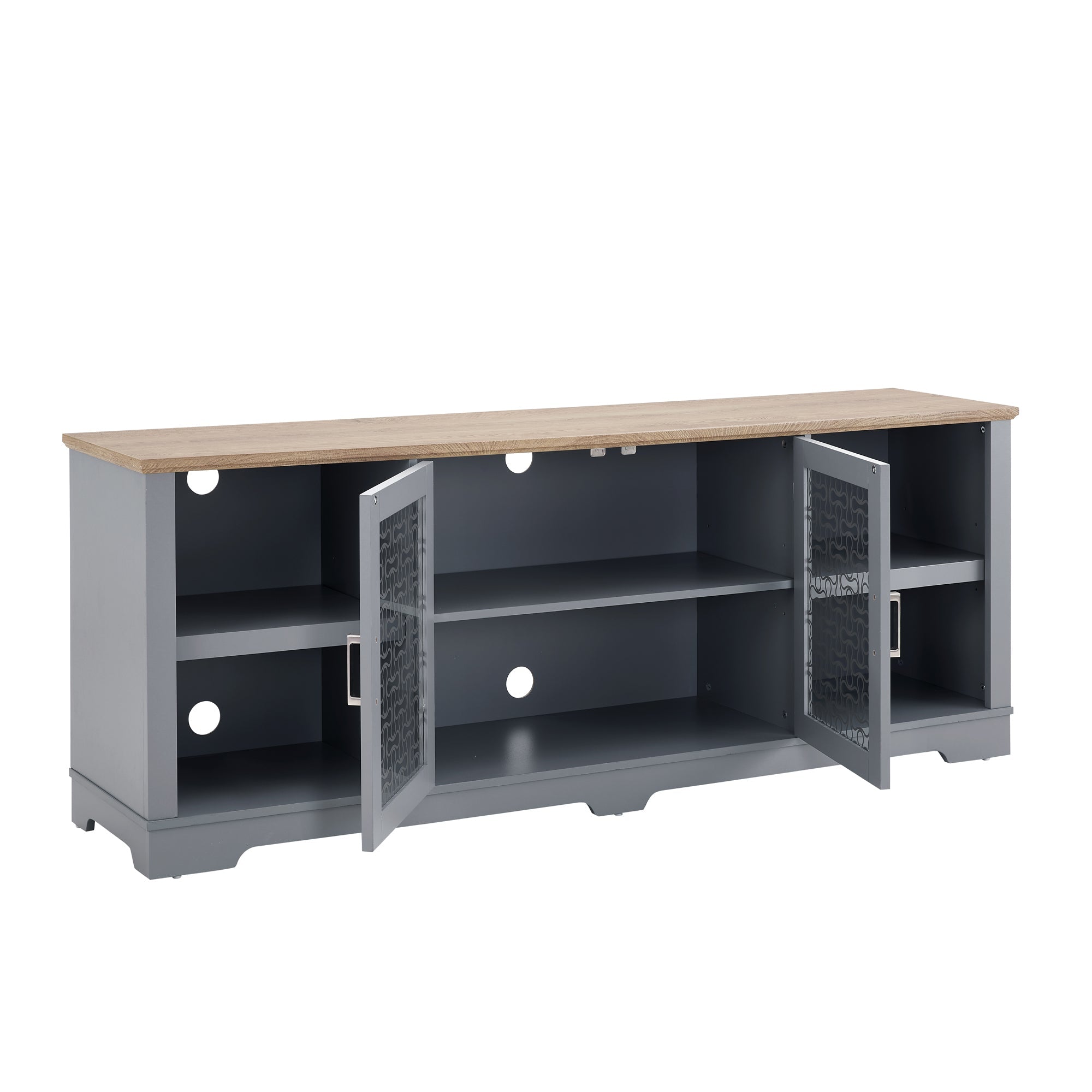 Modern Farmhouse TV Media Stand-thumbmail-2
