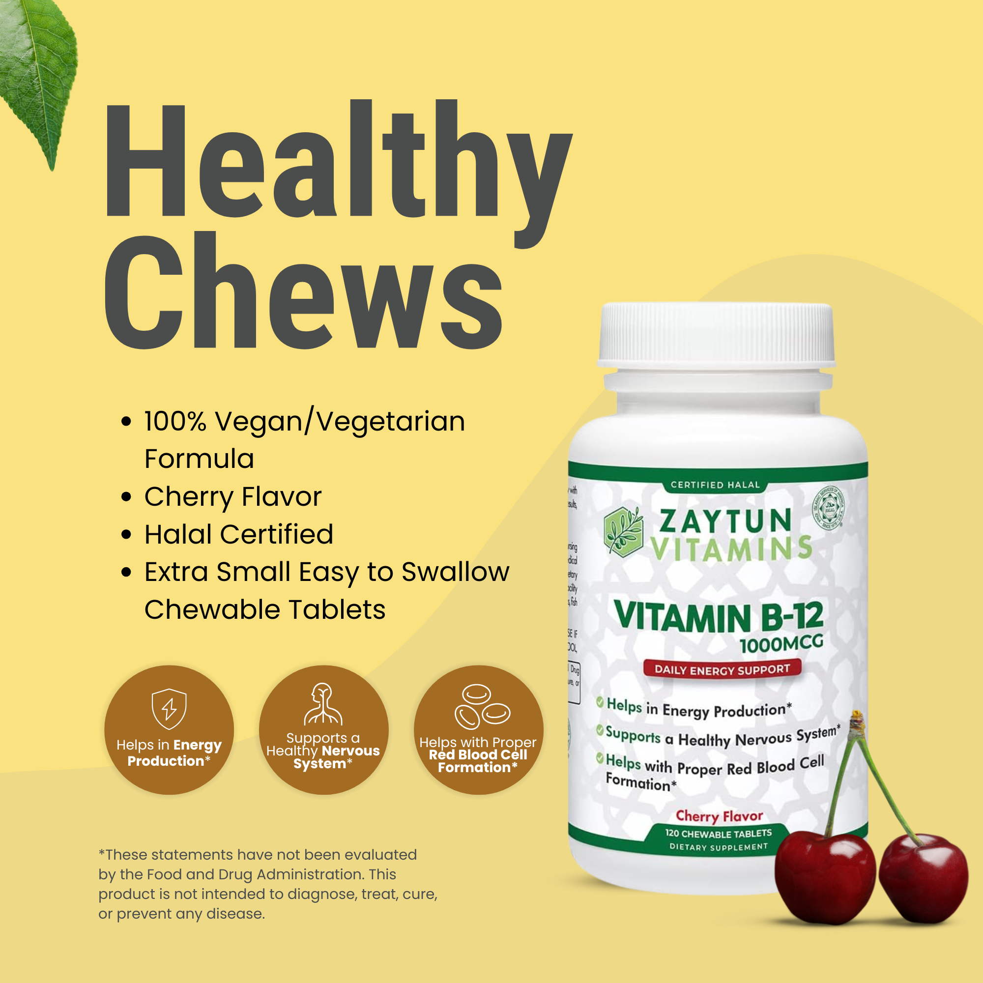 Halal Vitamin B-12 Chewable Tablets-thumbmail-5