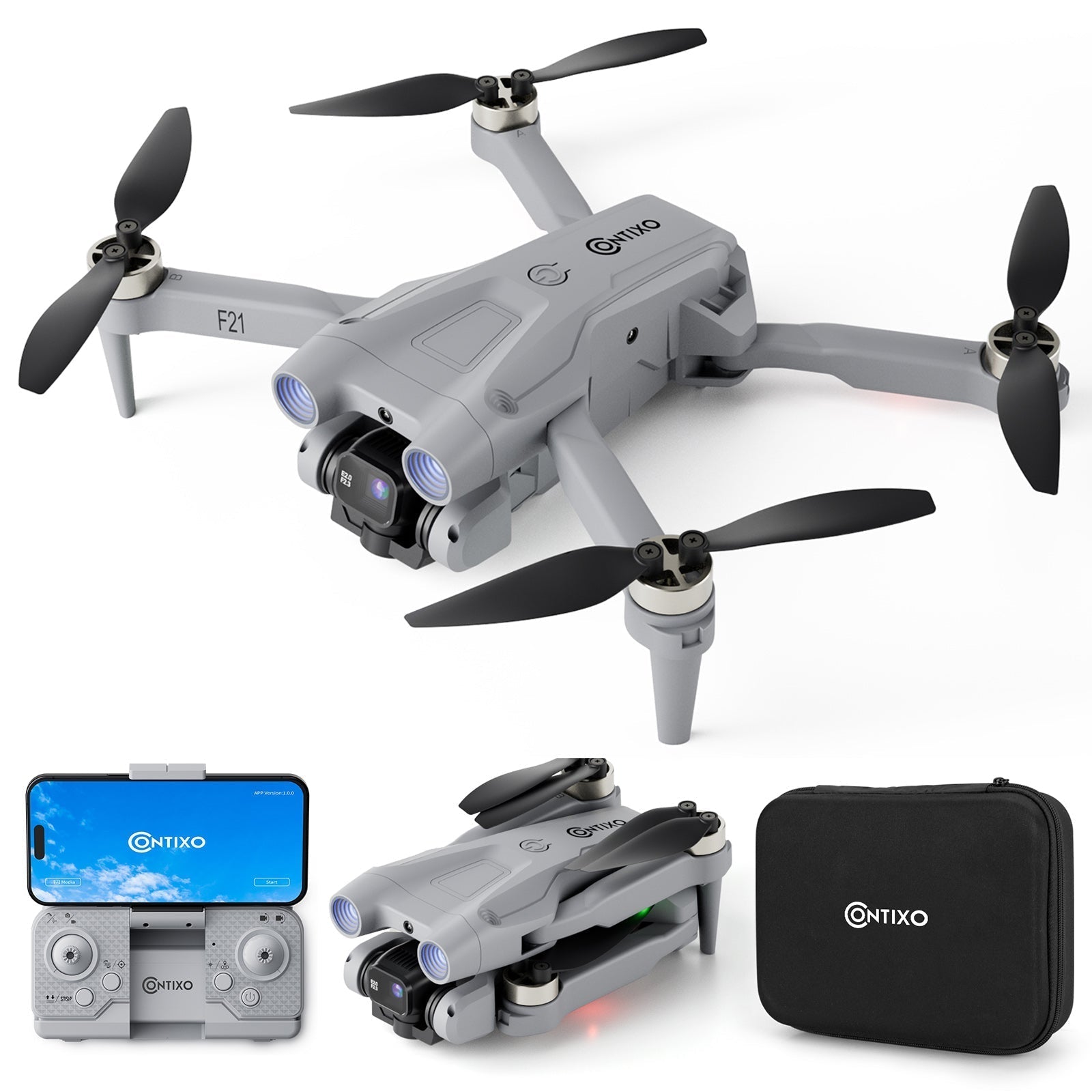 Contixo F21 Elite Sky Remote Control Beginner Drone With 1080P HD Camera-thumbmail-2