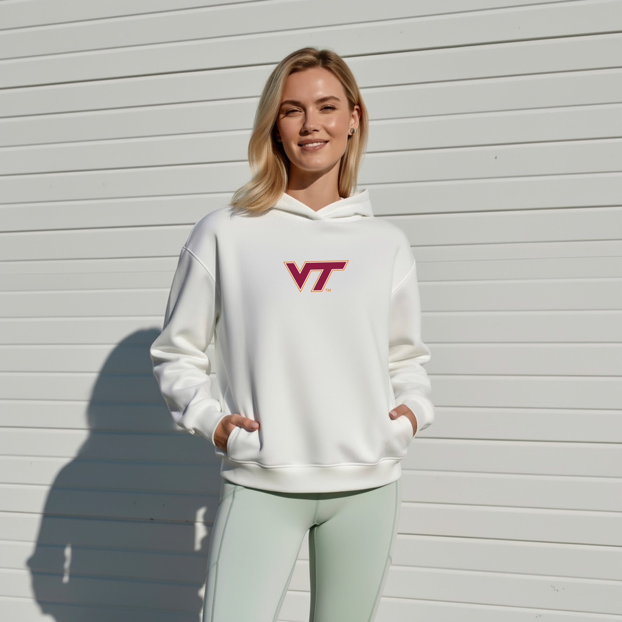 Side Zipper Hoodie Virginia Tech-thumbmail-4