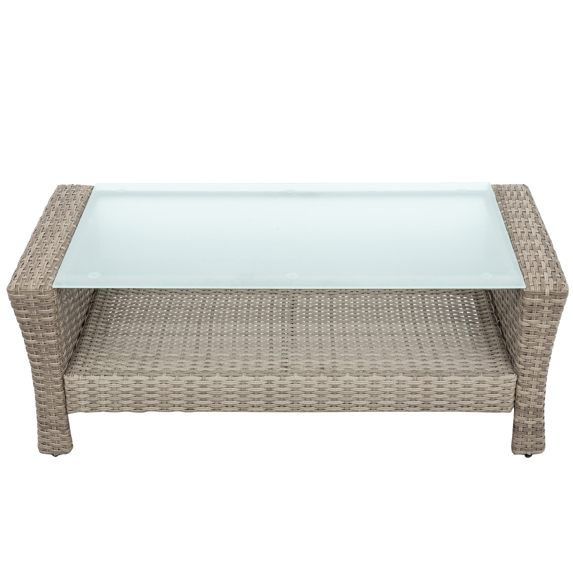 Set of 4 Piece All Weather Wicker Patio Furniture-thumbmail-7
