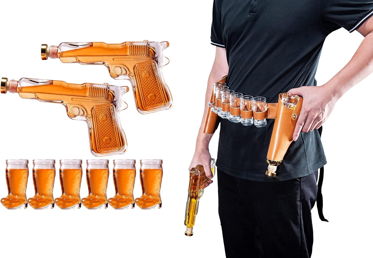Pistol & Shot Glass Decanter Set-thumbmail-8