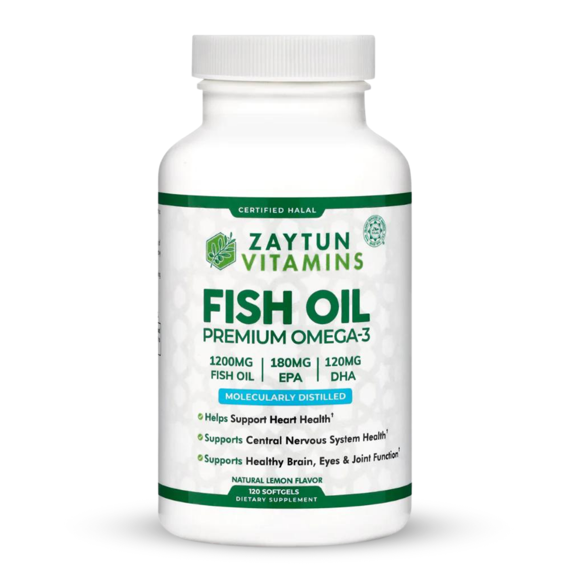 Halal Fish Oil Omega-3 (Halal Gelatin) Softgels-thumbmail-2
