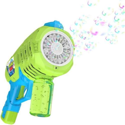 Contixo Bubble Blaster With Refill Solution - Kids Outdoor Fun Toy, Safe & Durable-thumbmail-1