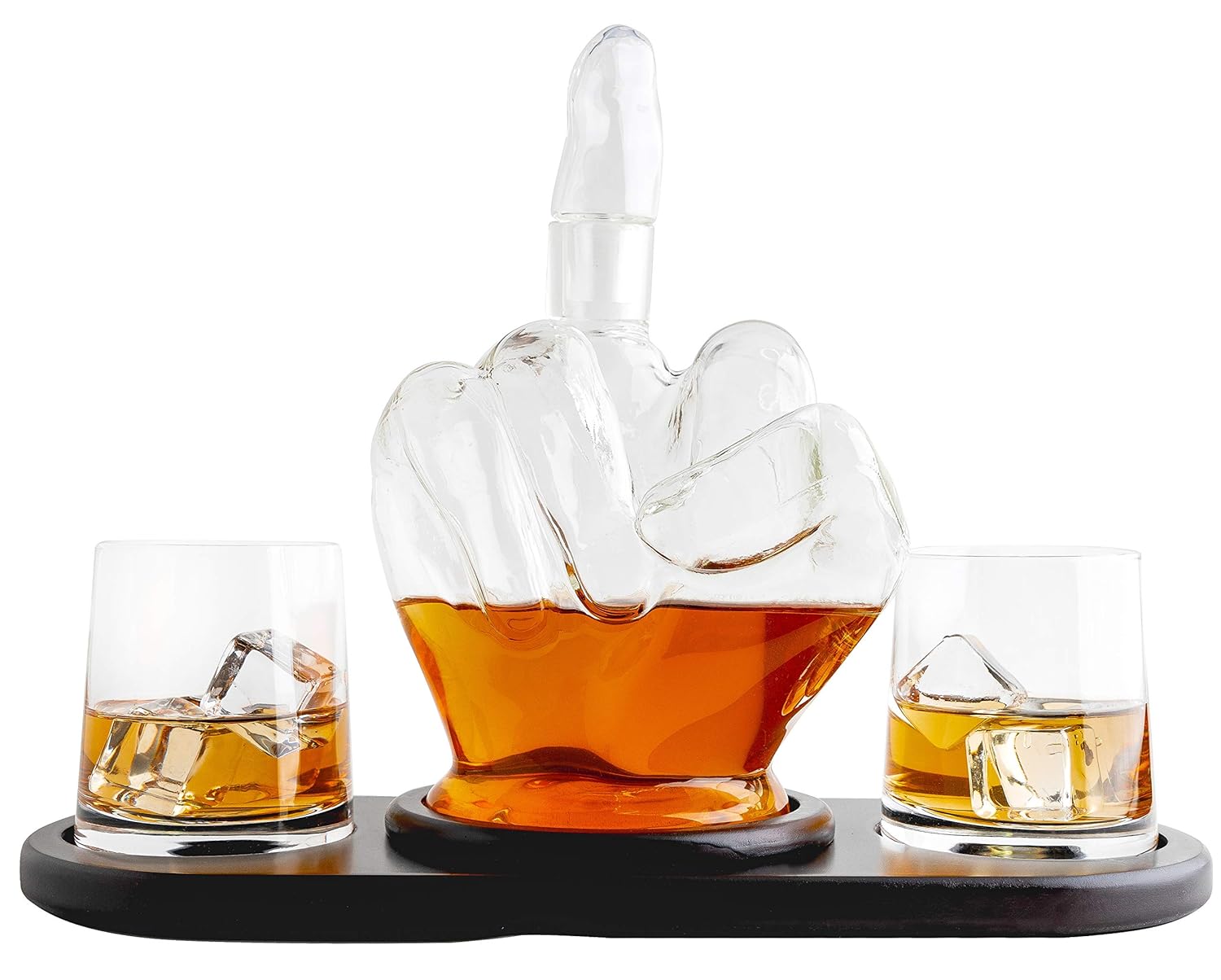 Middle Finger Whiskey Decanter Set-thumbmail-3