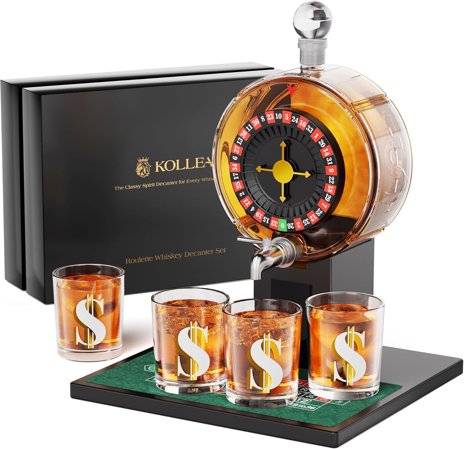 Roulette Whiskey Decanter Set-thumbmail-4