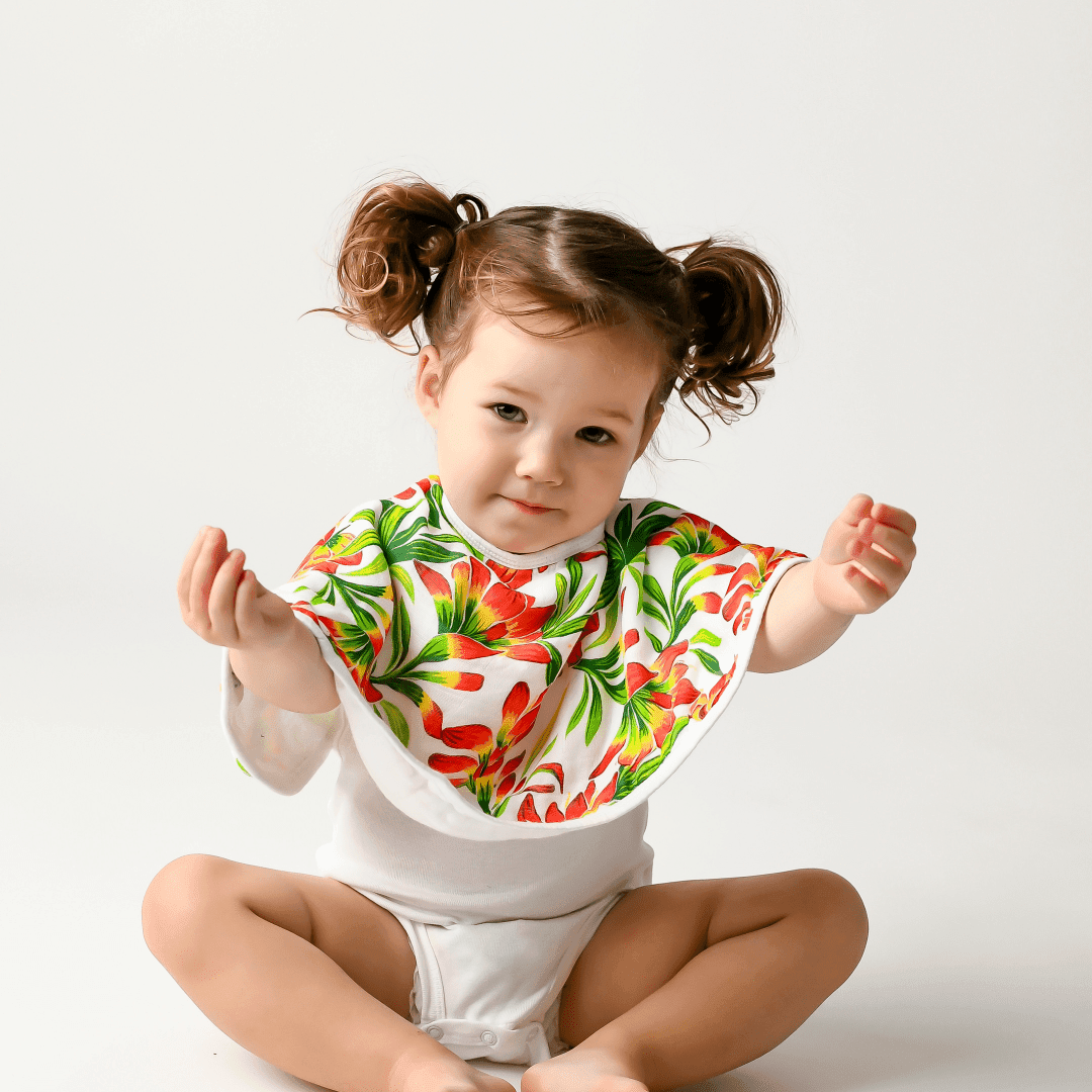 Baby Burp Cloth & Bib Combo: Prairie Fire-thumbmail-4