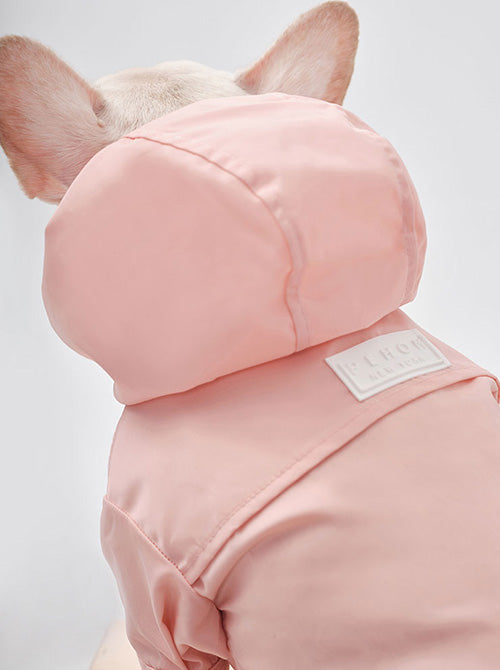 Tribeca Adjustable Velcro Raincoat - Light Pink-thumbmail-1