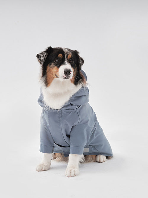 Tribeca Adjustable Velcro Raincoat - Light Blue-thumbmail-10
