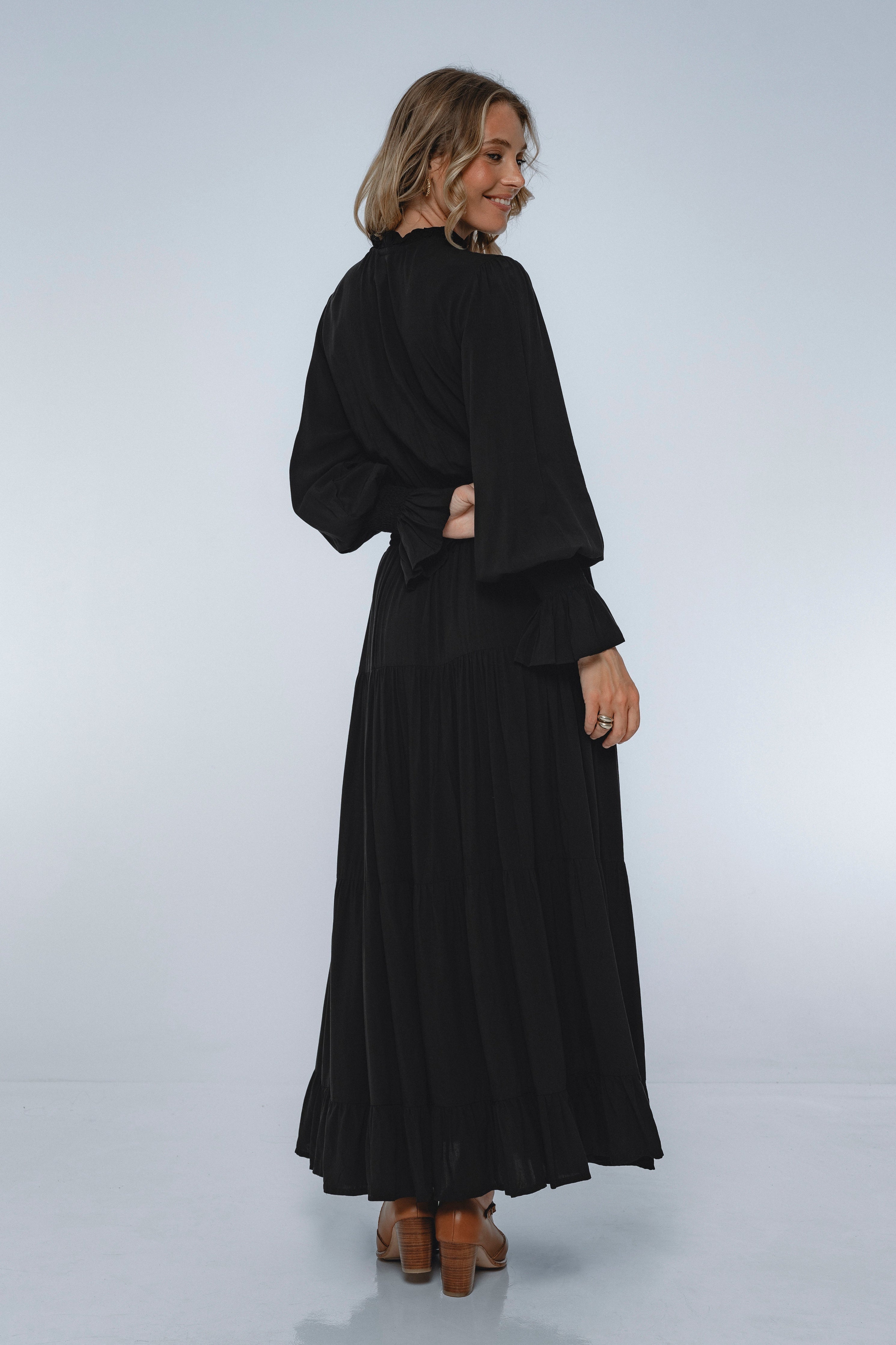 White Lotus Ruffled Maxi Dress-thumbmail-8
