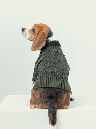 BERT CARDIGAN SWEATER - DARK GREEN-thumbmail-6