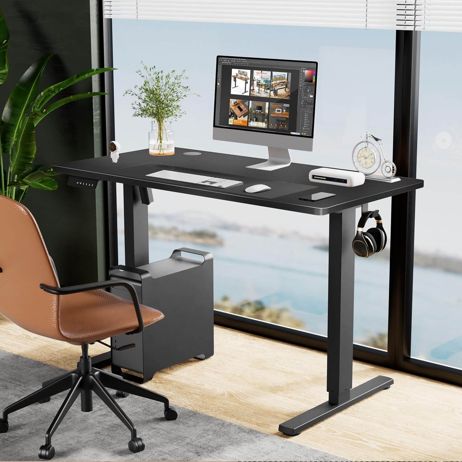 Electric Height Adjustable Standing Desk-thumbmail-2