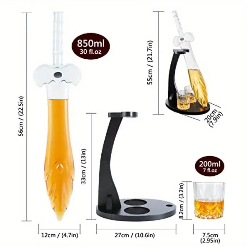 Legendary Sword Decanter Gift Set-thumbmail-2
