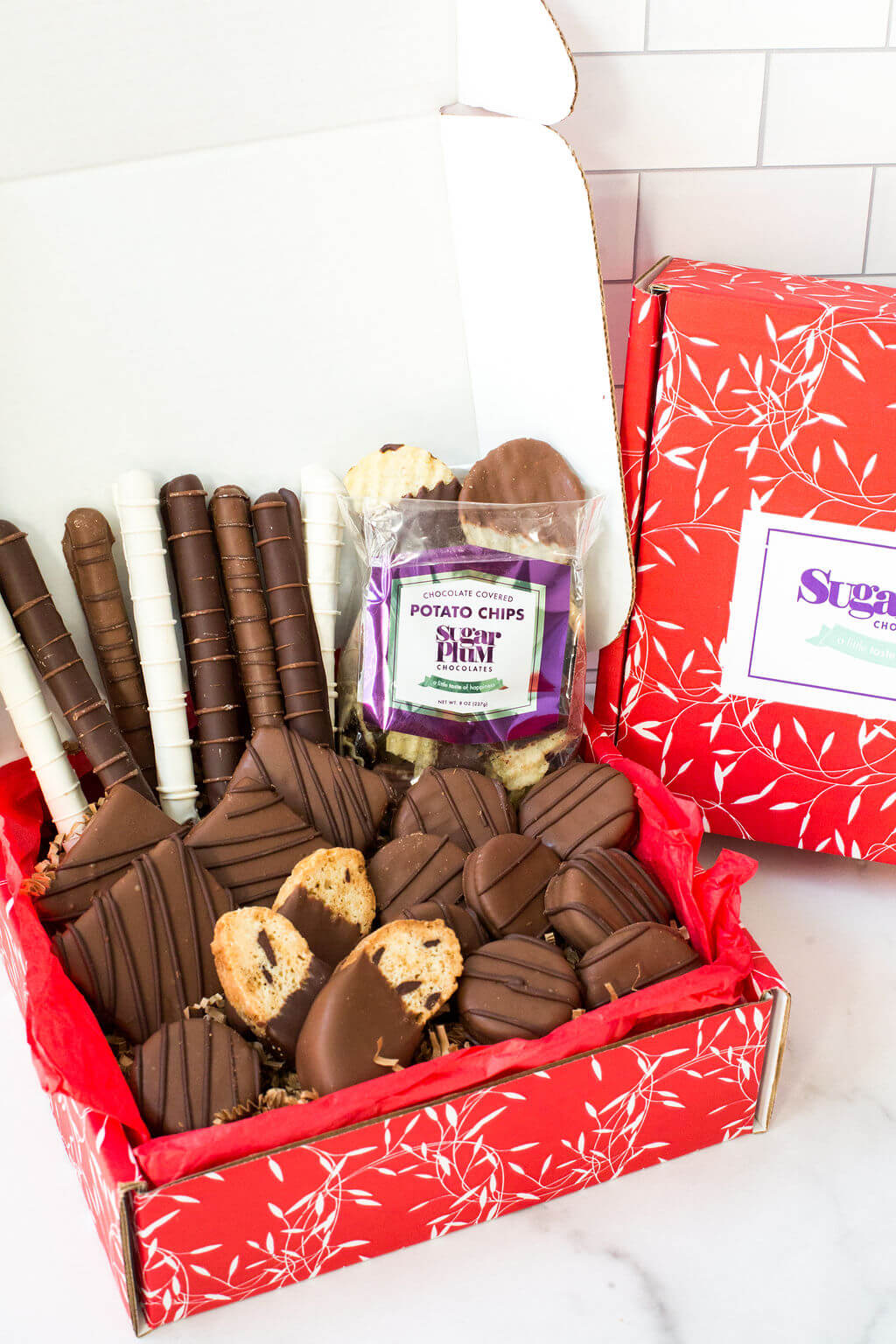 Sweet & Salty Chocolate Gift Box – 26 Handcrafted Chocolate-Covered Treats-thumbmail-1