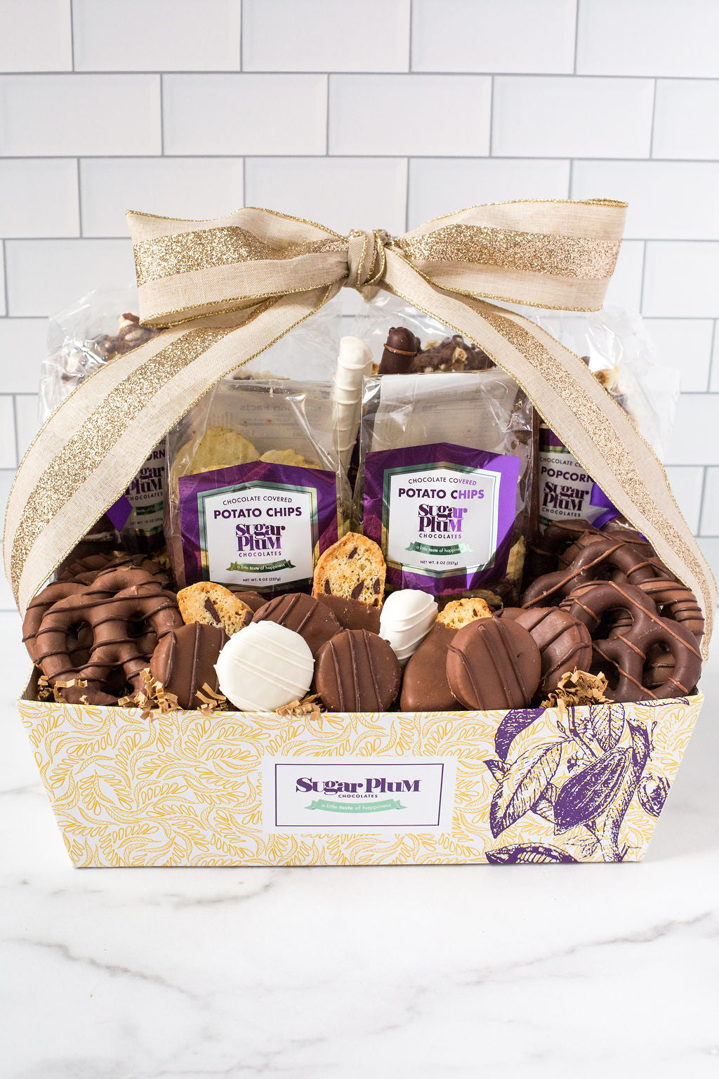 Gourmet Chocolate Gift Basket – 40-Piece Assortment of Handcrafted Chocolate Treats-thumbmail-2