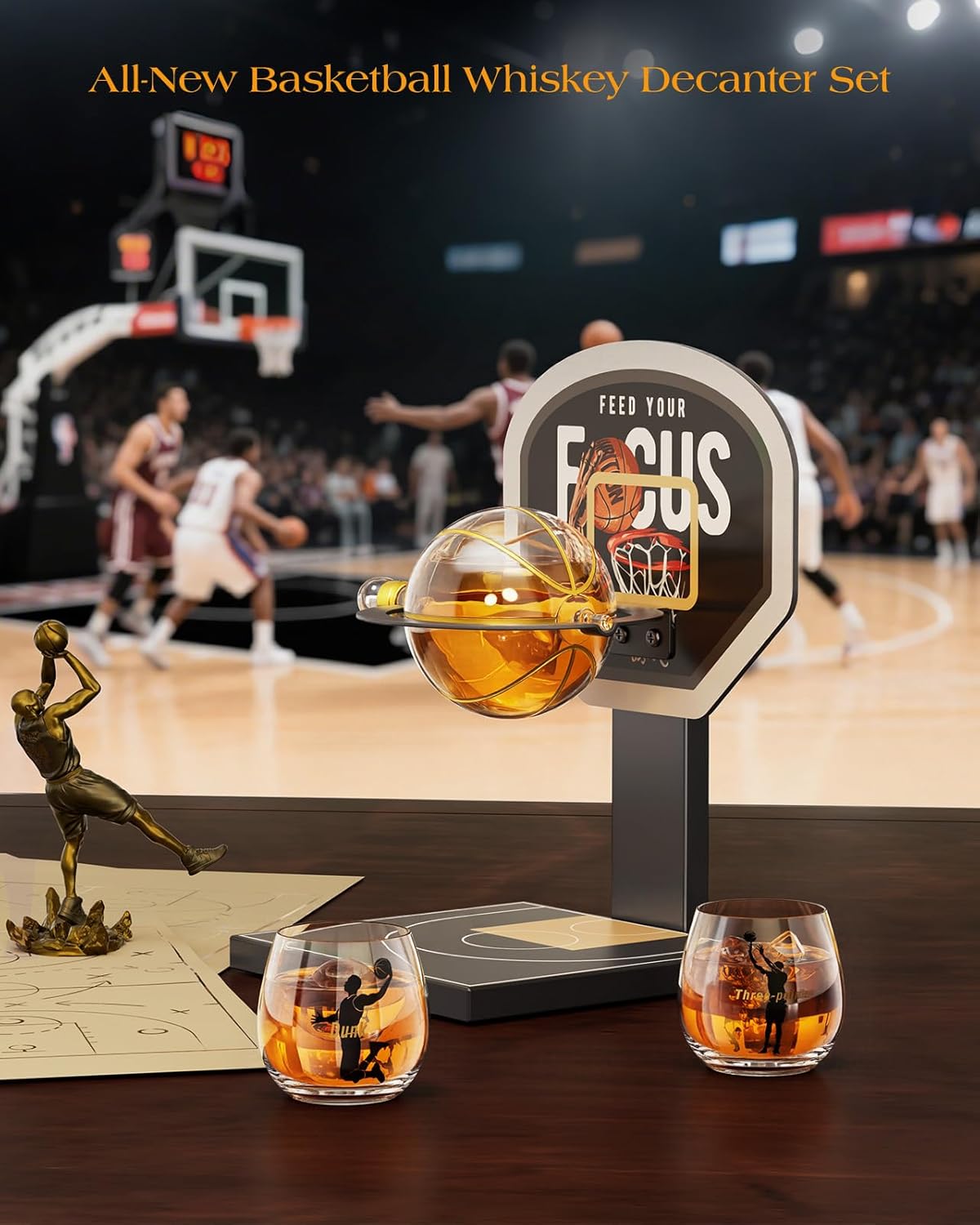 Basketball Whiskey Decanter Set-thumbmail-1
