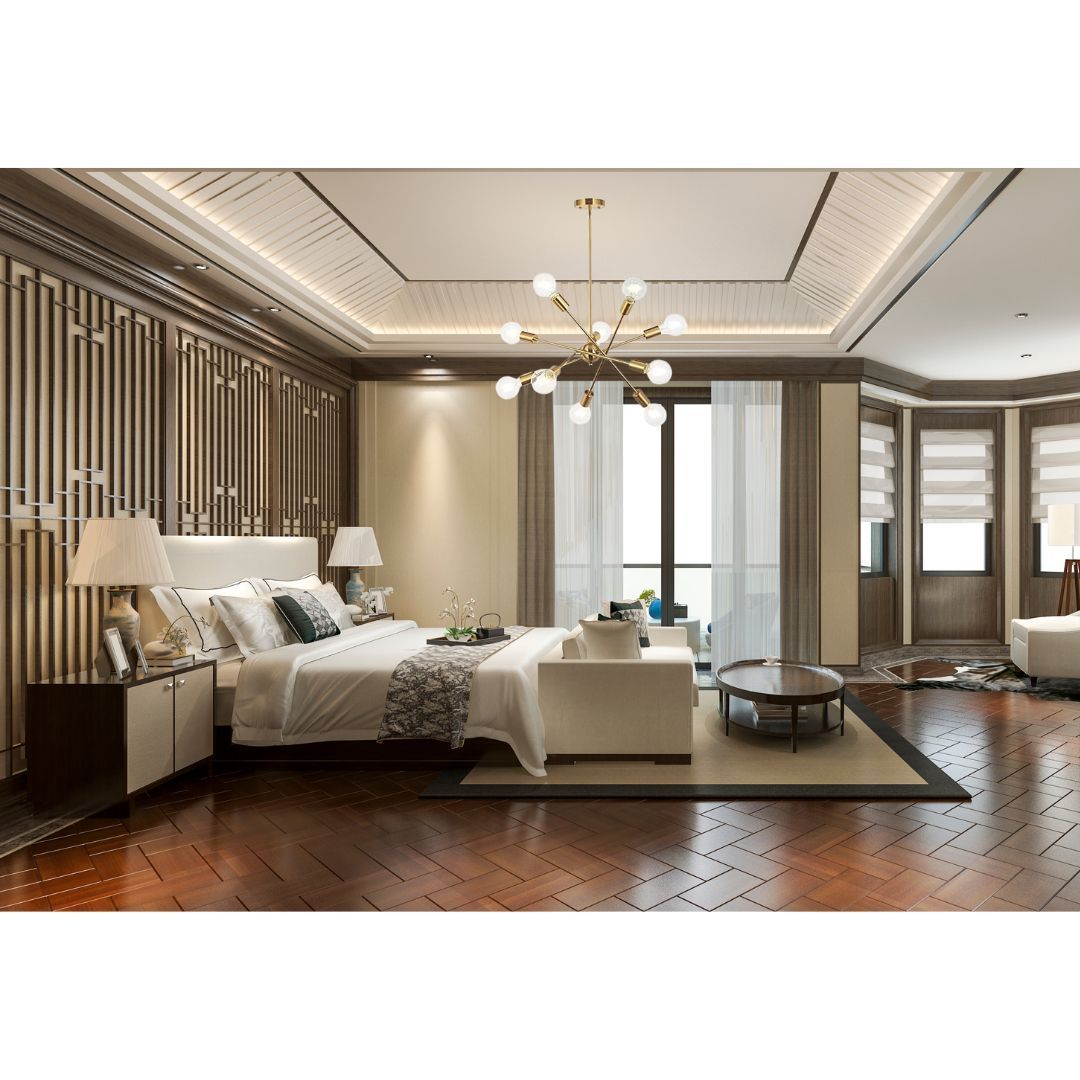 Modern Sputnik Chandelier Lighting With Adjustable Arms-thumbmail-2