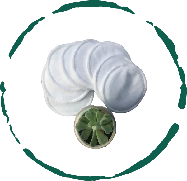 Reusable Facial Rounds Pads (5pcs)-thumbmail-2