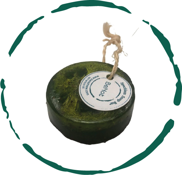 Speckless Soap Bar. Chia, Lemon, Parsley, and Coconut Oil.-thumbmail-4