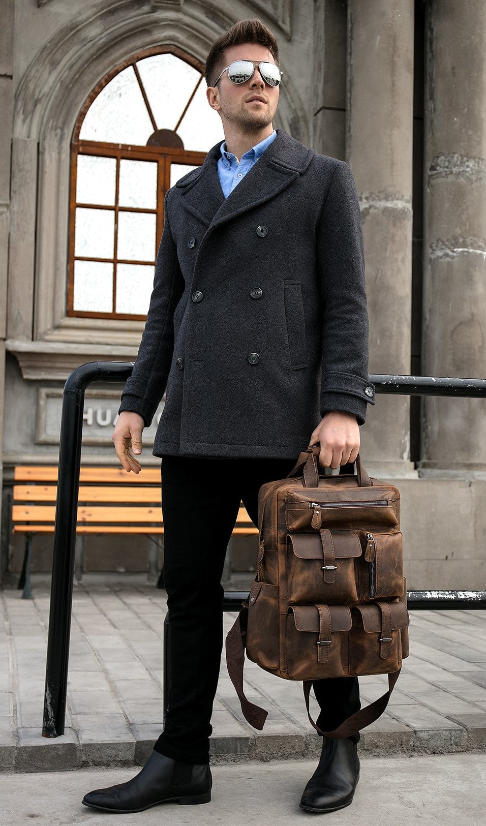 The Shelby Backpack | Handmade Genuine Leather Backpack-thumbmail-5