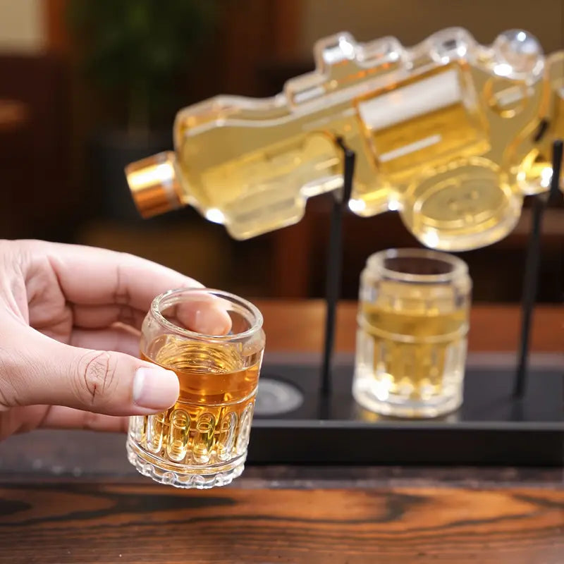 Classic Revolver Whiskey Decanter Set-thumbmail-7