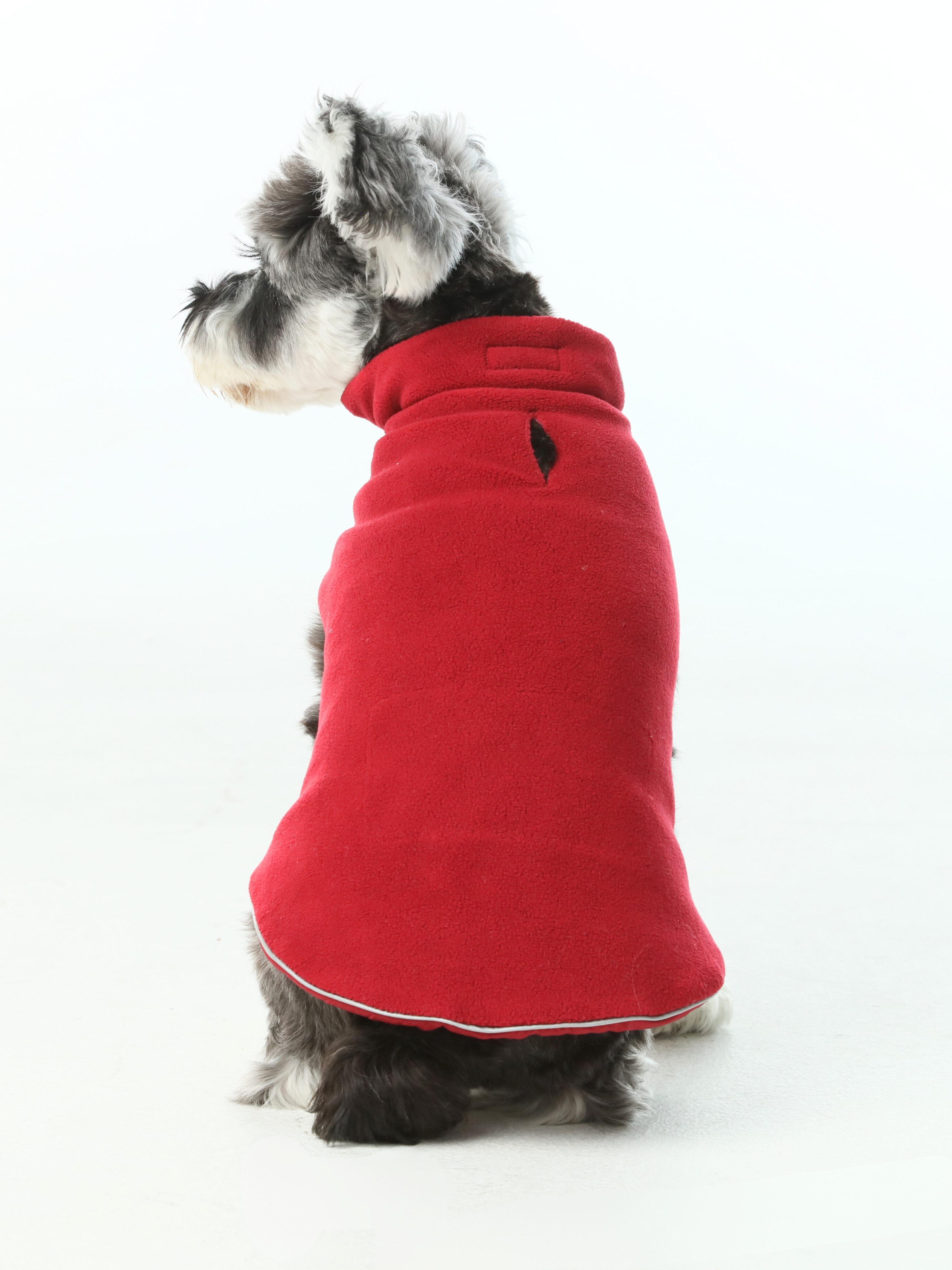 Reversible Dog Vest Jacket - Red-thumbmail-1