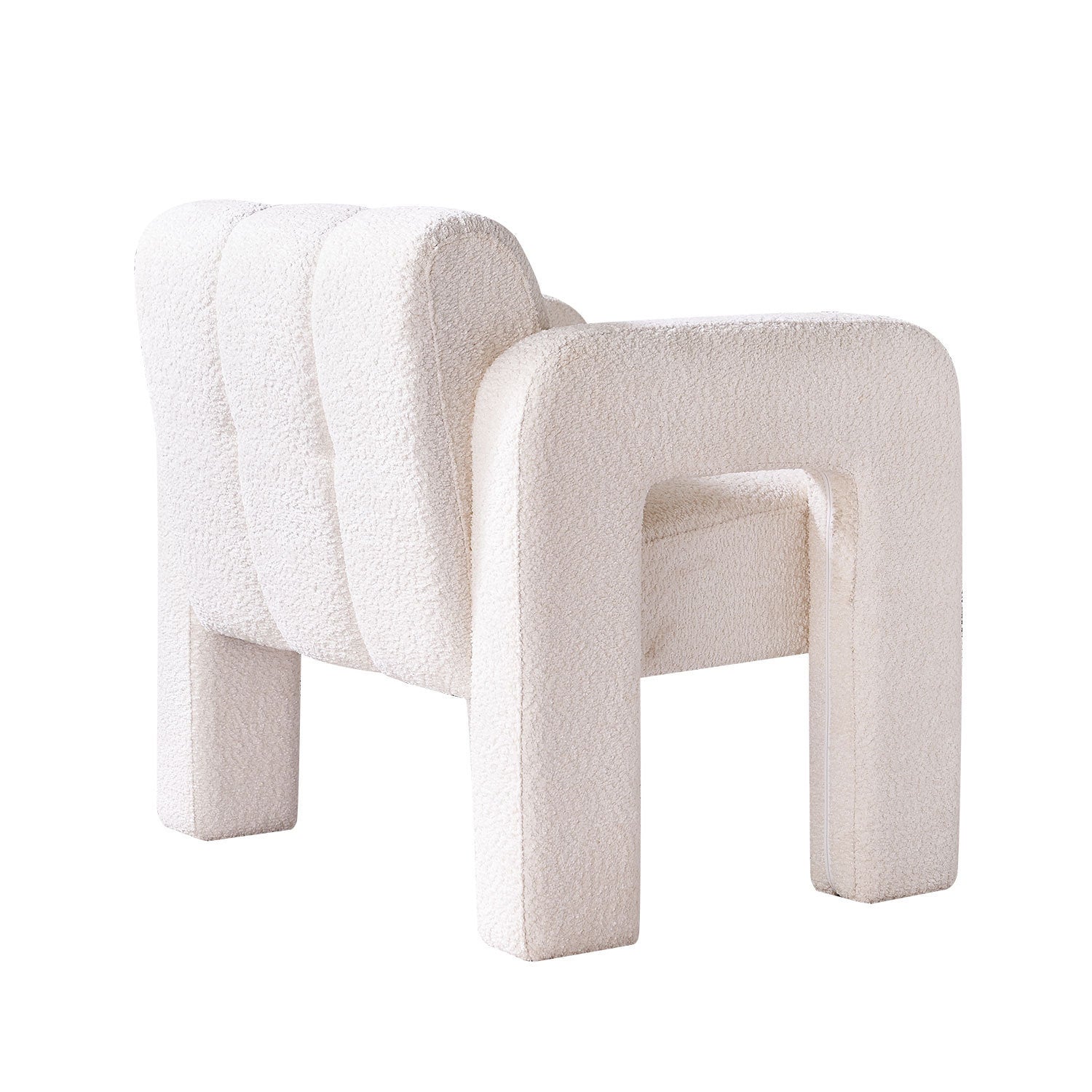 31.10" Wide Boucle Upholstered Accent Chair-thumbmail-10