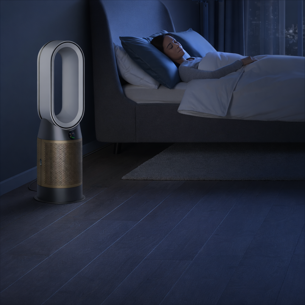 Dyson Air Purifier Hot+Cool Fan Formaldehyde HP09 Smart Tower in White/Gold-thumbmail-4