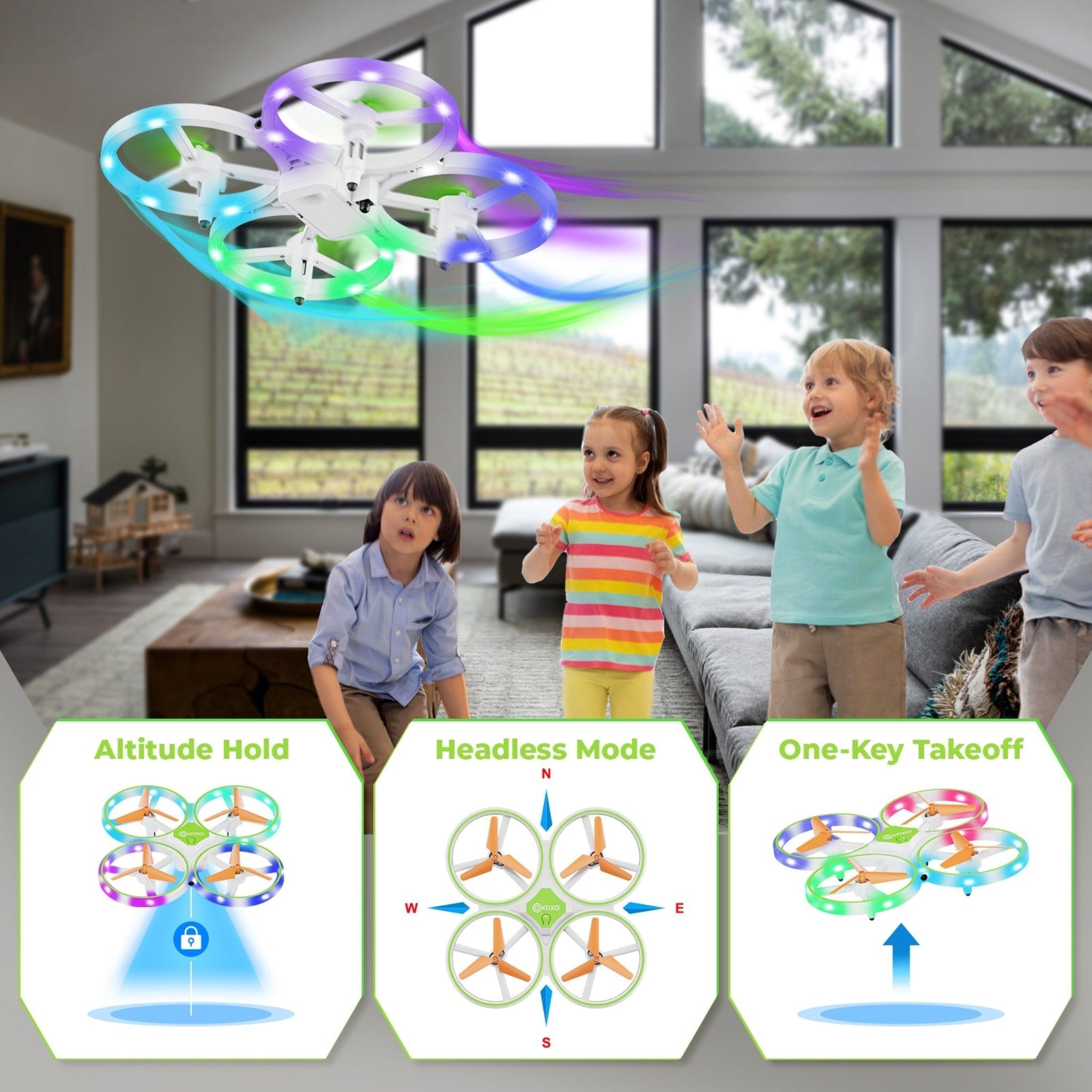 Contixo TD1 Dragonfly Drone With LED Light Effects-thumbmail-6
