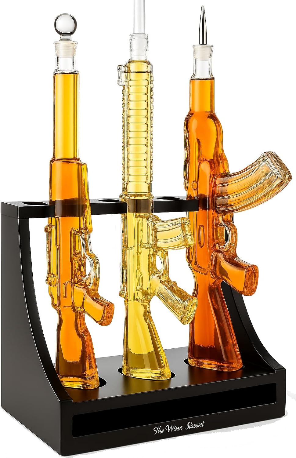 Triple Gun Whiskey Decanter Set-thumbmail-8