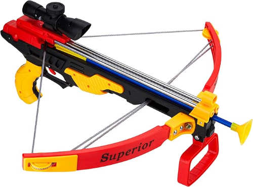 Contixo Crossbow & Arrow Toy Set - Infrared, 3 Suction Arrows, Target-thumbmail-7