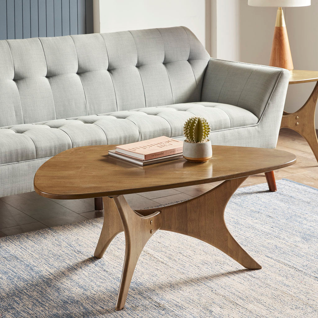 Triangle Solid Wood Coffee Table-thumbmail-2